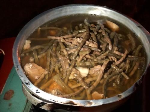 電光部落八月豆豬肉湯