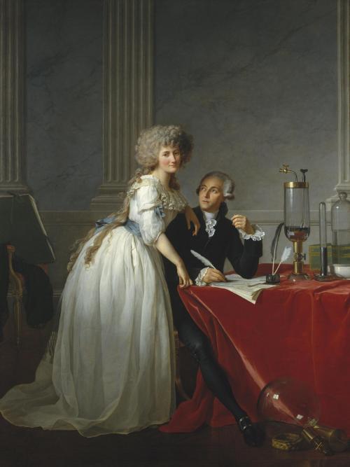 《拉瓦錫夫婦》Portrait of Antoine-Laurent Lavoisier and his Wife
