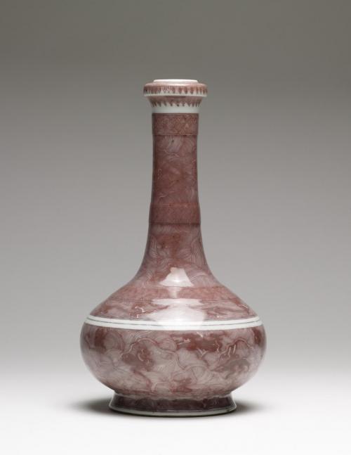 Vase with Squat Body and Long Neck