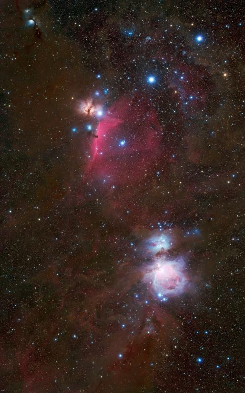 Orion Nebula and Horse Head Nebula