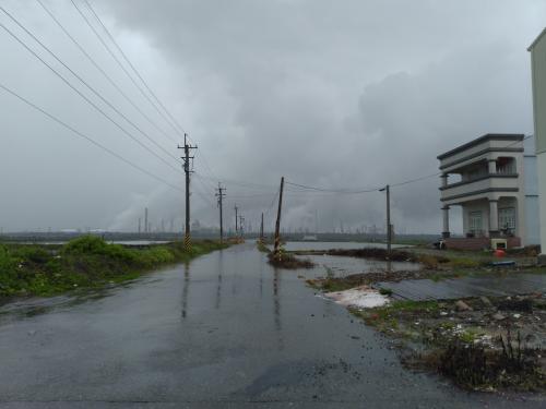 海豐村四十棟雲二線大雨淹水
