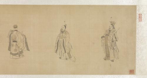 The Twenty-Four Ministers of the Tang [T'ang] Dynasty Emperor Taizong [T'ai-Tsung]