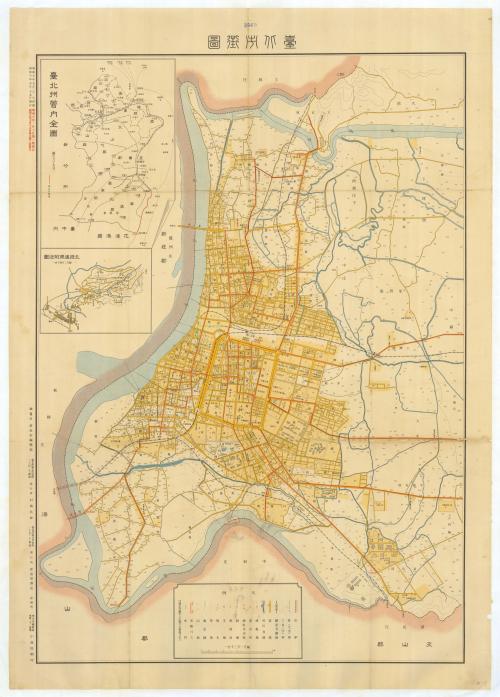 1932年臺北市街圖