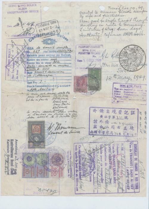 傳教士獲准居留通知-03 Notification of approval of residency sent to a missionary. (03)