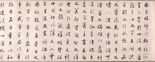 Calligraphy in Running Style based on Wang Bo's Essay on Tengwang Pavilion