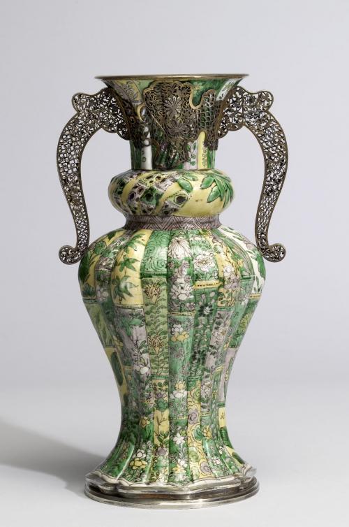 Vase with Floral Sprays