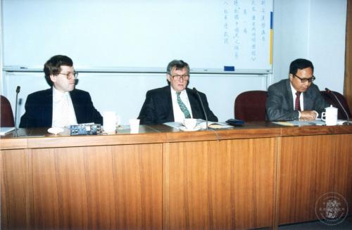 1996年11月　「傅斯年講座」杜希德教授（Denis Twitchett）