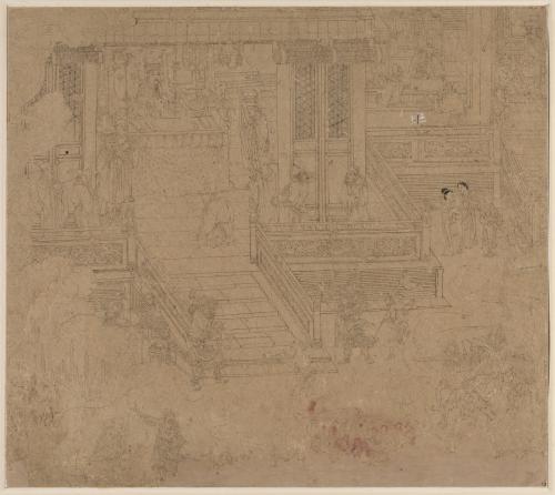 Album of Daoist and Buddhist Themes: Kings of Hells: Leaf 37