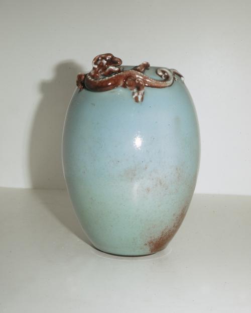 Ovoid Vase with Chün-Type Glaze