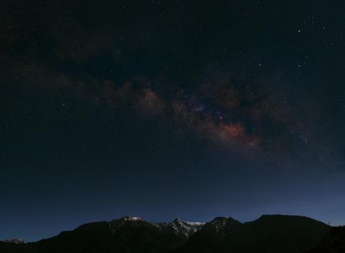 Milky Way Rising over Jade Mountain