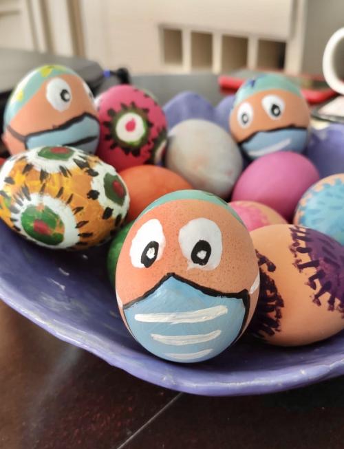Easter 2020 eggs in Poland