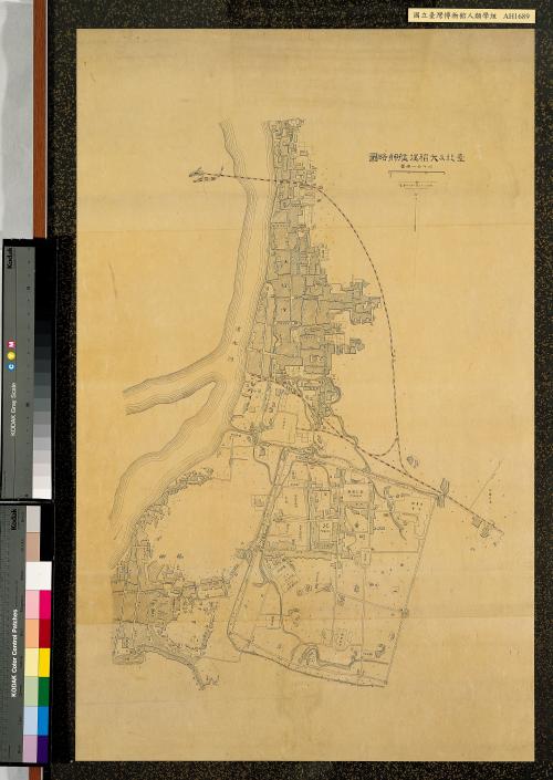 明治二十八年（1895）台北及大稻埕、艋舺略圖