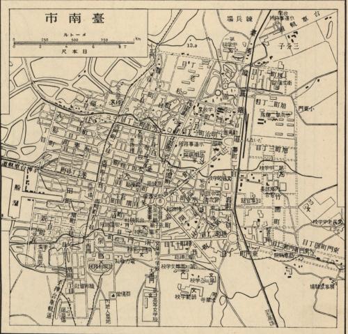 日治時期臺南市地圖