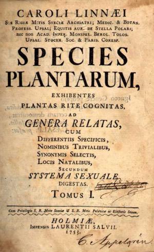 Species Plantarum《植物種誌》第一版