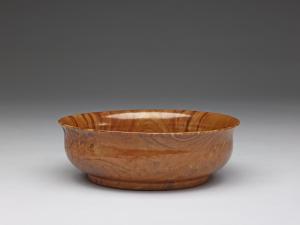清 乾隆 瓷仿拉古里木紋茶碗