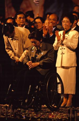 2000臺灣總統選舉 - 勝選之夜 - 民進黨 - 陳水扁、呂秀蓮