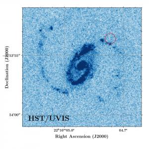 哈伯太空望遠鏡觀測快速電波爆的宿主星系