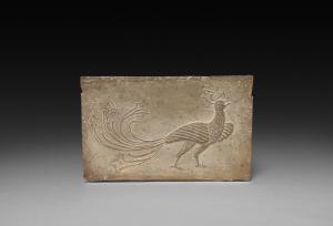 Panel from Model Cooking Stove:  Bird and Phoenix