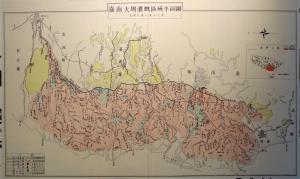 嘉南大圳灌溉區域平面圖