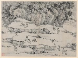 Twelve Views of Tiger Hill, Suzhou: The Nodding Stone Terrace, Tiger Hill, and the Thousand-Man Seat