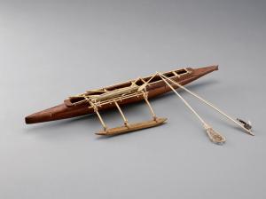 吐瓦魯傳統獨木舟模型