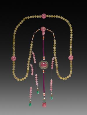 "Mandarin Chain" Bead Necklace
