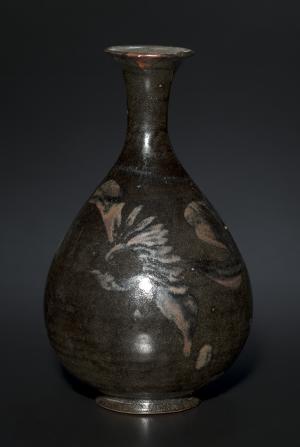 Bottle Vase:  Black Ware