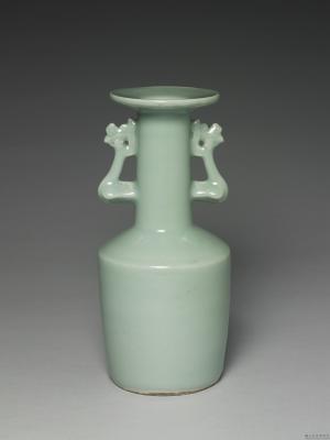 南宋 十三世紀 龍泉窯 青瓷鳳耳瓶