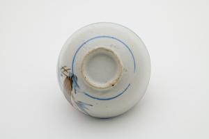 淡藍釉碗葫蘆紋壽字紋淡青仔碗