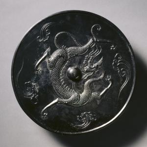 Mirror with a Coiling Dragon