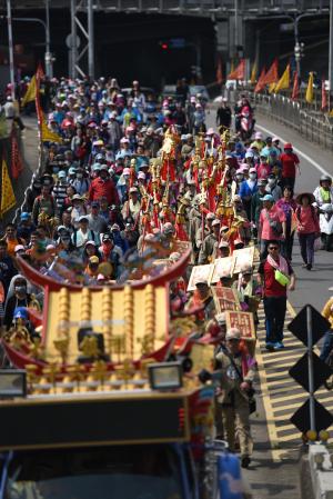 大甲媽祖遶境進香第1天_大肚路段