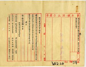 振鳴養蜂農場登記申請書公文 Documents for farm registration application