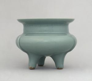 Incense Burner in the Form of Archaic Li:  Longquan Ware