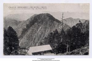 （新高八景之四）臺灣新高前山避難所附近眺望的玉山