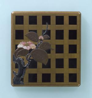 山茶花蒔繪硯盒