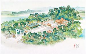 台中神社全景圖