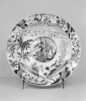 Dish with Chinese Ladies