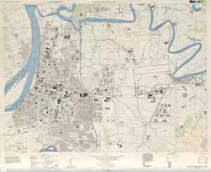 1945 年美軍繪製臺北地圖