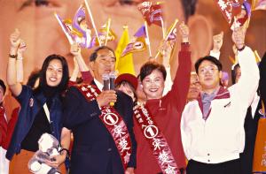 2000臺灣總統選舉 - 選前之夜 - 無黨籍 - 宋楚瑜、張昭雄