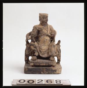 木雕神像：王爺