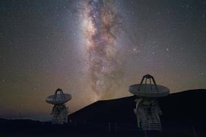 次毫米波陣列望遠鏡與銀河