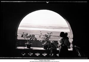 View of Danshui river from balcony