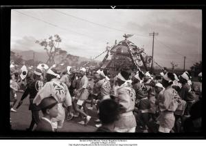 Japanese festival procession