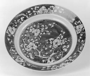 Plate with Prunus Blossoms