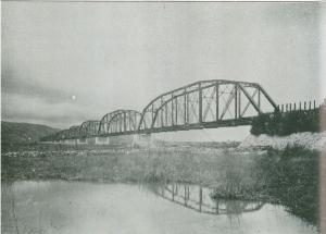 濁水溪上的鐵道橋