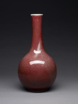 Large Bulbous Vase with Long Tapering Neck