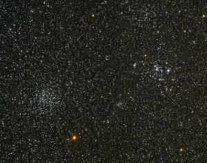 M46, M47 Open Clusters