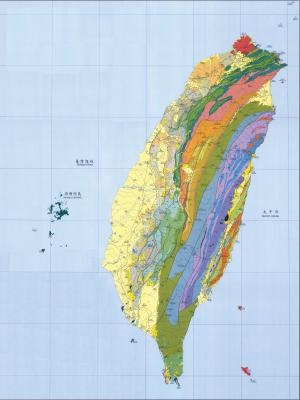 臺灣的地層圖