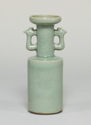 青瓷鳳凰耳花瓶| 開放博物館