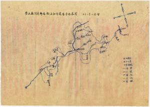 四川省璧山縣河邊鄉馬鞍山合作農場平面略圖